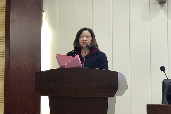 威尼斯vns08866登录党委副书记廖欢致辞